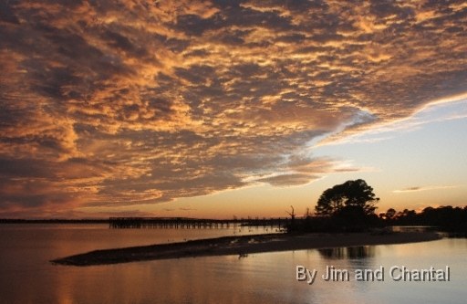  Beautiful sunset sequence at Mashes Sand beach (riverside)