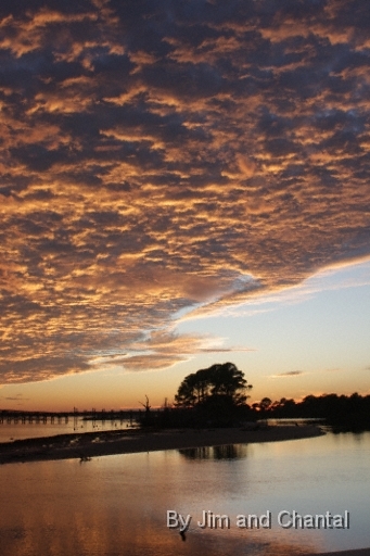  Beautiful sunset sequence at Mashes Sand beach (riverside)