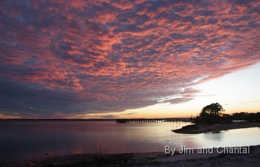  Beautiful sunset sequence at Mashes Sand beach (riverside)
