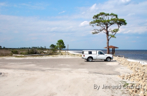  Mashes Sands parking lot before hurricane Dennis storm surge.