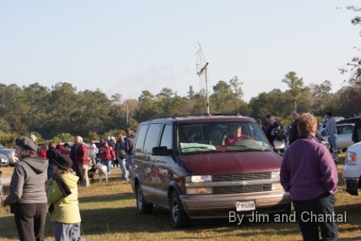  Operation Migration whooping crane flyover at St. Marks Florida 2012.