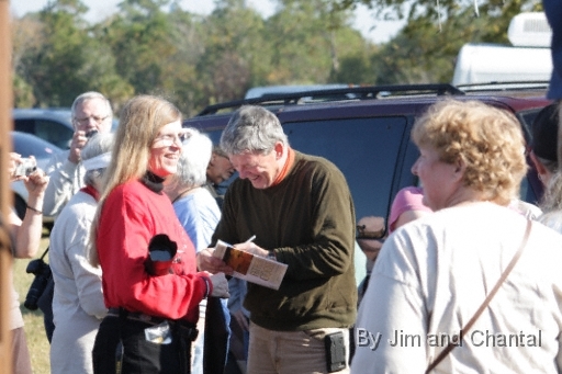  Operation Migration whooping crane flyover at St. Marks Florida 2012.