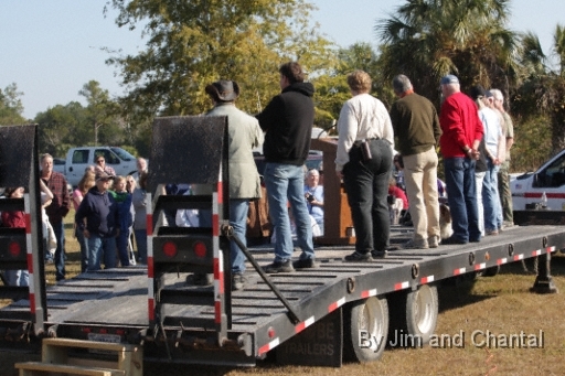  Operation Migration whooping crane flyover at St. Marks Florida 2012.
