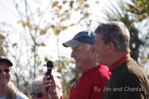  Operation Migration whooping crane flyover at St. Marks Florida 2012.