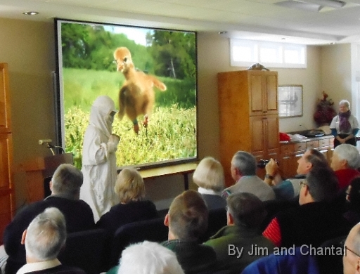  Brooke Pennypacker gives talk on whooping cranes  Saint Marks National Wildlife Refuge