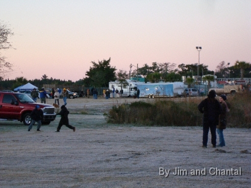  Frosty pre-dawn at St. Mark's, Florida whooping crane flyover site.