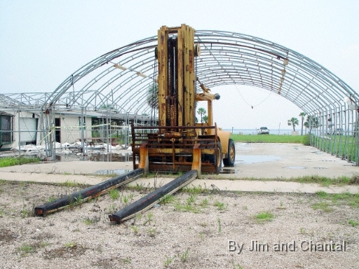  Shell Point Marina fork lift.