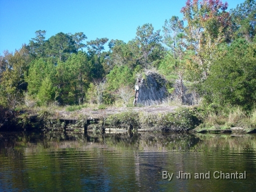  Docks of old WWII PT boat ship yard on St. Marks River.