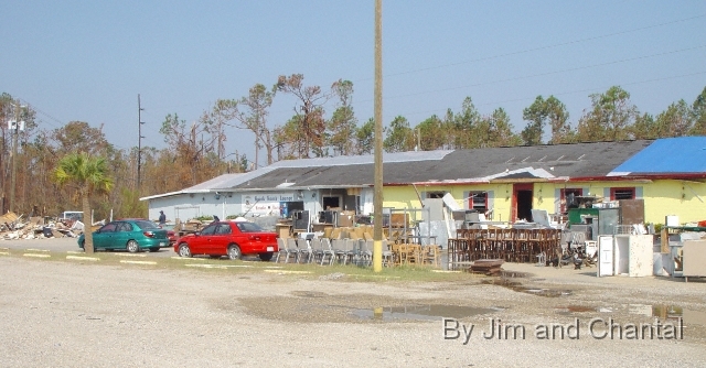  Restaurant damage, Hwy 90 w. of 603, Waveland, Miss.