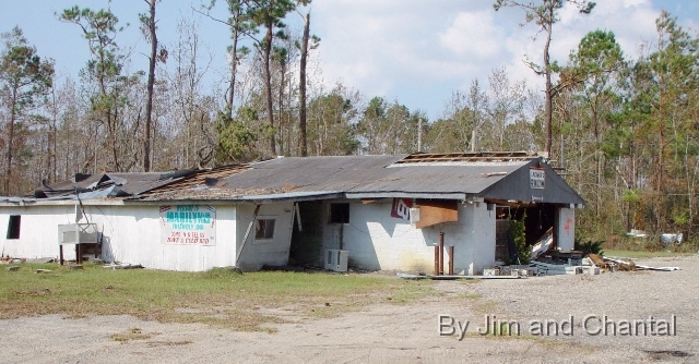  Ladner's Friendly Inn, west of Waveland, Mississippi.  On Lower Bay Rd. near August Ladner Rd.